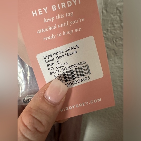 Birdy Grey Mauve Strapless Wedding Dress - Picture 8 of 10